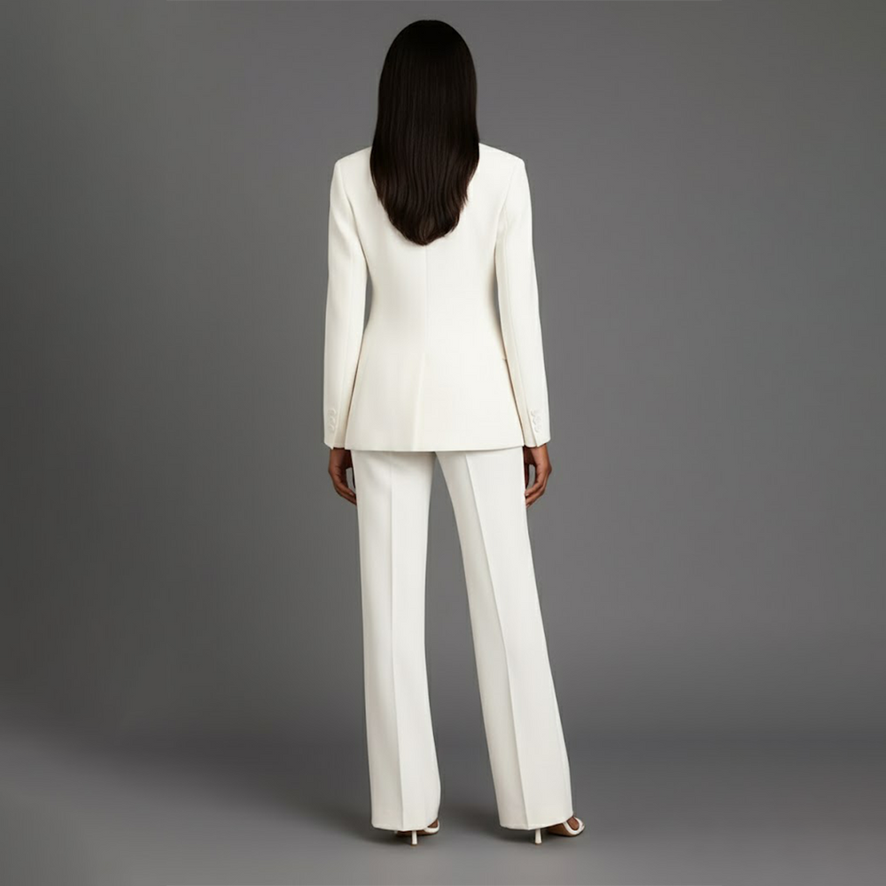Damen Wintermantel Business Anzug elegant (2)