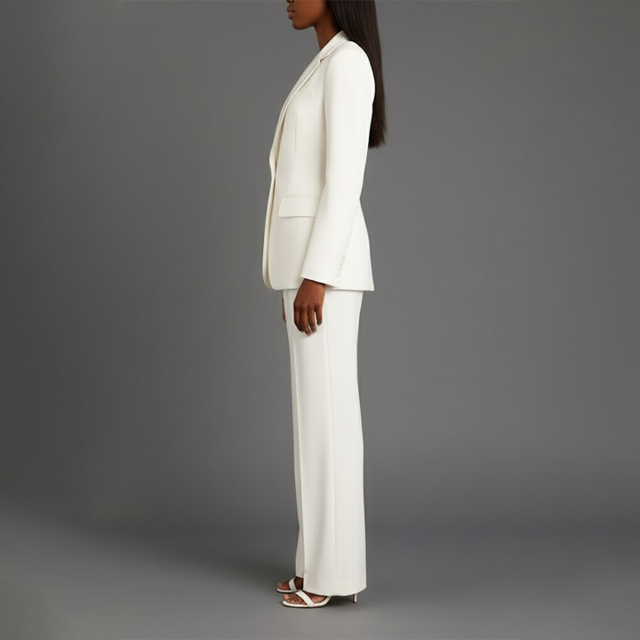 Damen Wintermantel Business Anzug elegant (3)