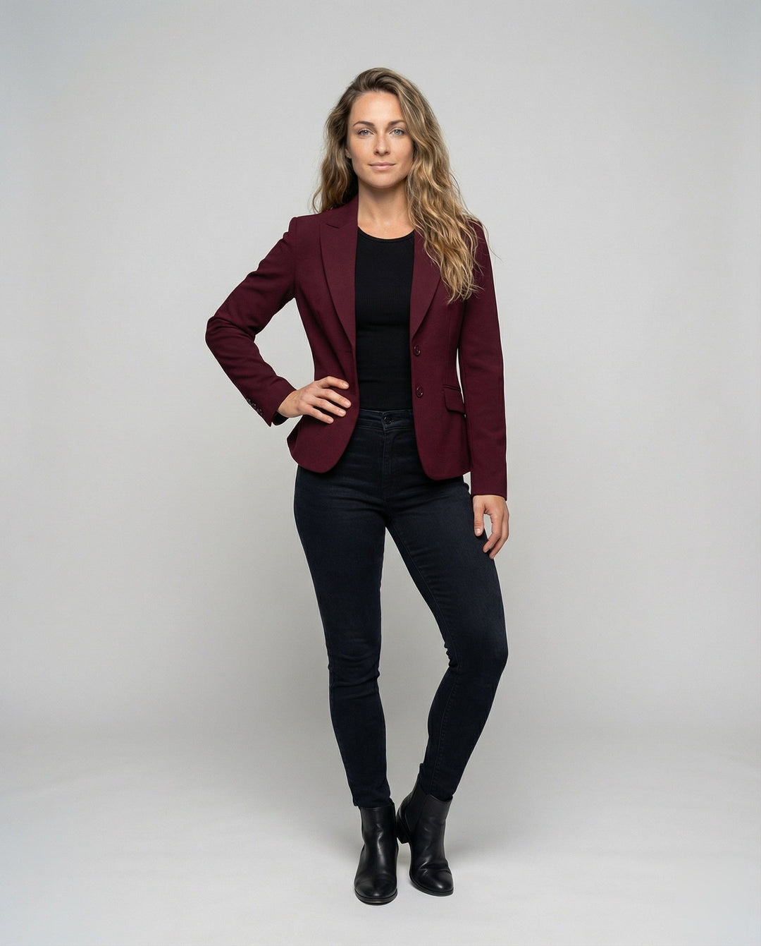 Damen Wintermantel im Peplum-Business-Stil (5)