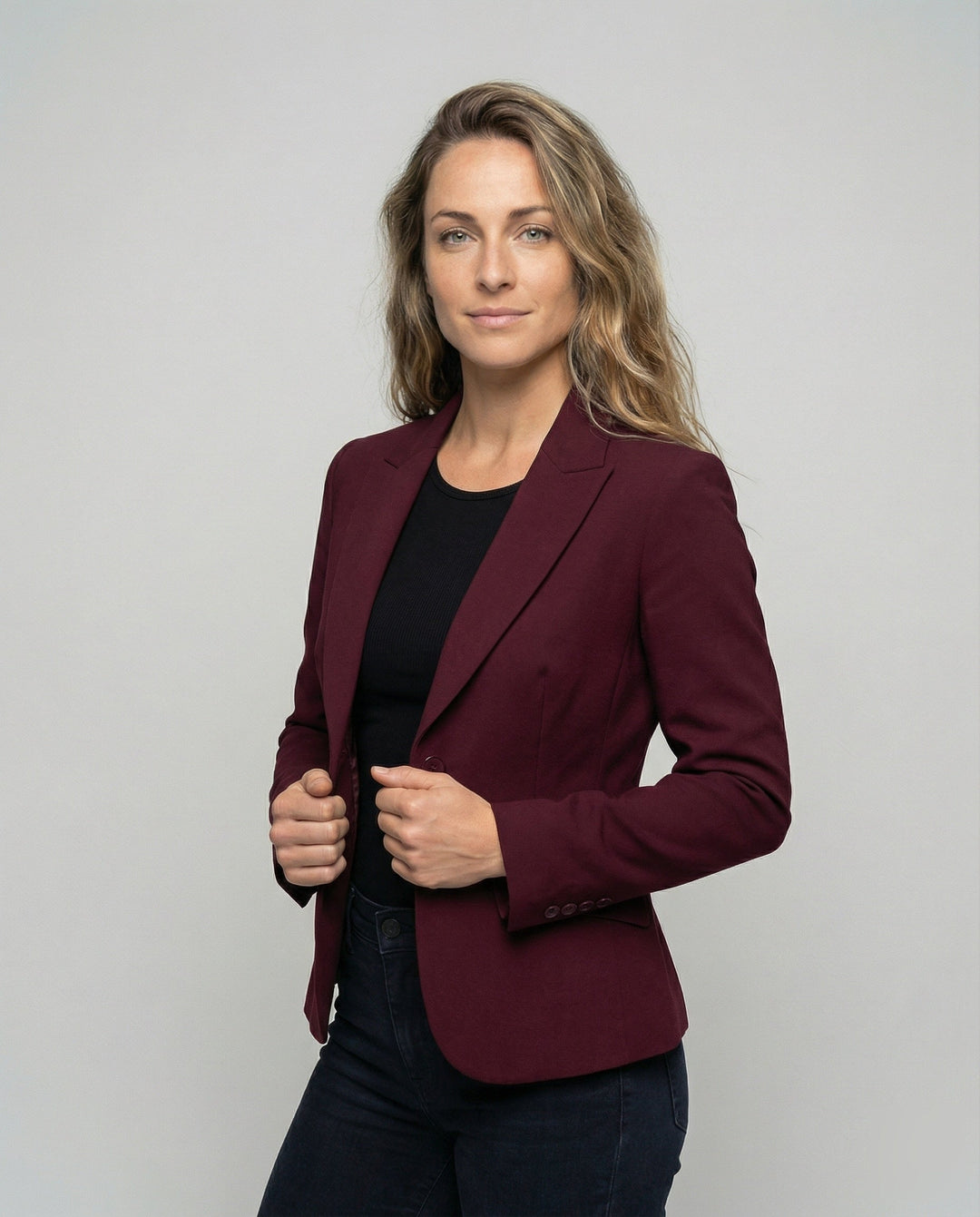 Damen Wintermantel im Peplum-Business-Stil (6)