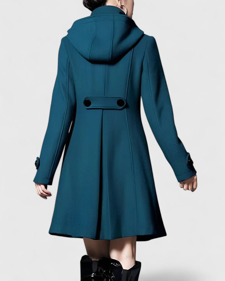 Damen Wintermantel lang elegant und warm (2)