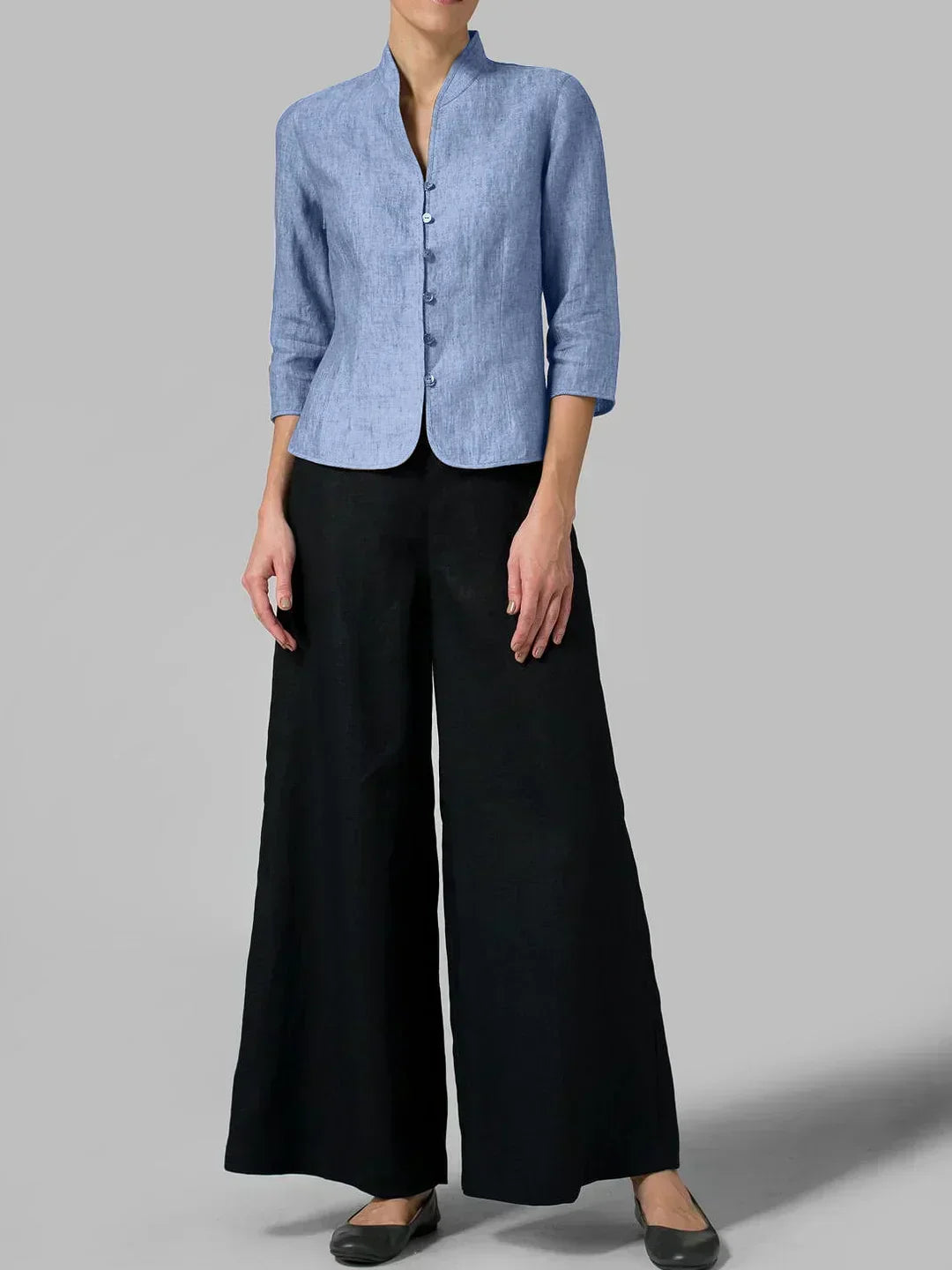 Damen Wintermantel Leinenblazer für elegante Outfits (7)