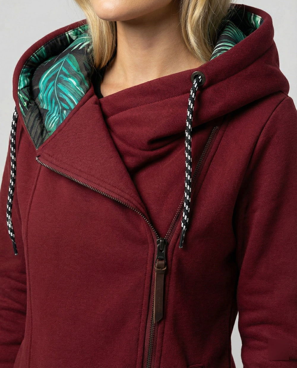 Damen Wintermantel mit Kapuze, warm und elegant (2)