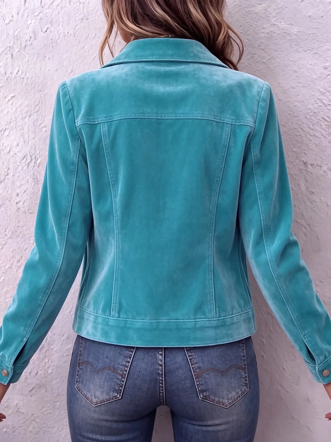 Damen Wintermantel mit Knöpfen Vintage-Look (6)