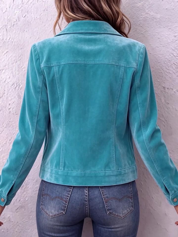 Damen Wintermantel mit Knöpfen Vintage-Look (6)
