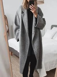 Sophia | Damen Wintermantel Oversize im Übergangsstil für Herbst