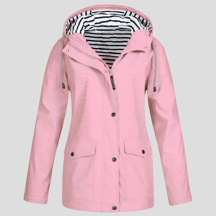 Damen Wintermantel Wasserdicht für Outdoor in Rosa