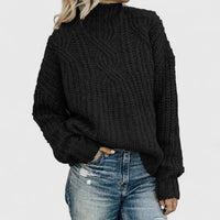 Theresa | Damen Zopfstrick Pullover für Herbst