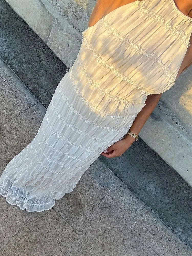 Elegancka Maxi Sukienka Halter z (6)