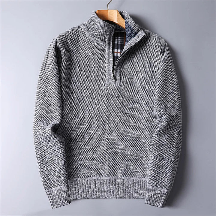 Elegant Pullover Herren für den Herbst in Hellgrau