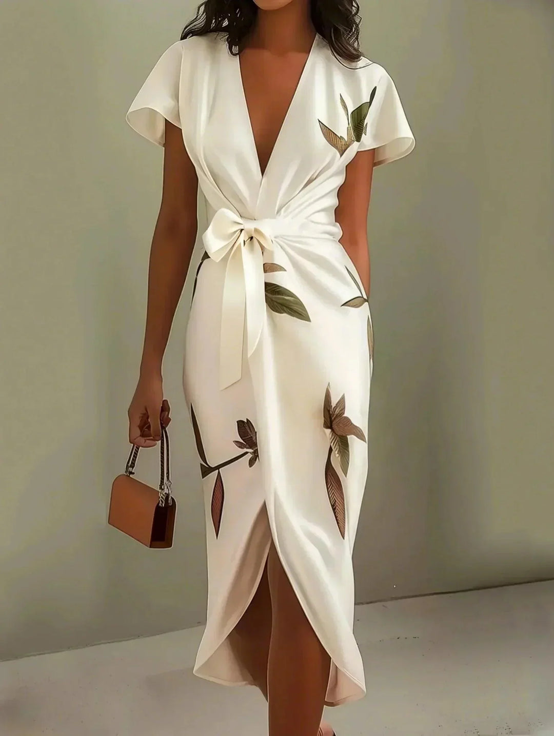 Elegante Bruiloft Gastenjurk Dames met en Blanco