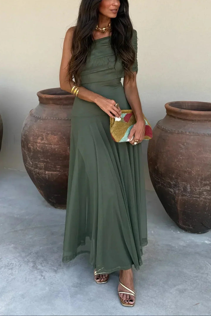 Elegante Bruiloft Gastenjurk Dames met en Verde