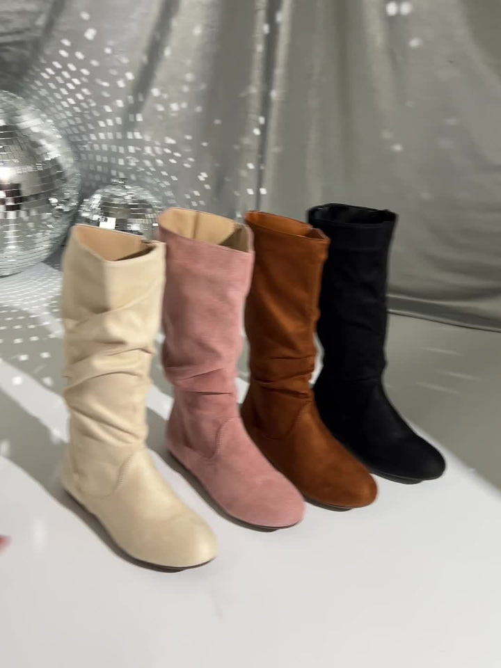 Elegante Damen Lederstiefel in Wadenlänge (14)