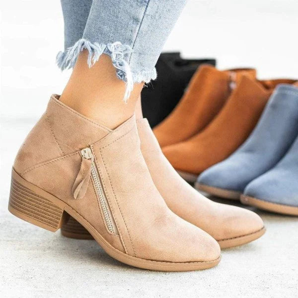 Elegante Damen Lederstiefeletten für jeden Anlass (2)