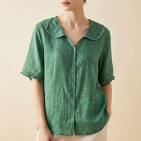 Helena | Elegante Damen Seidenbluse für den Sommer