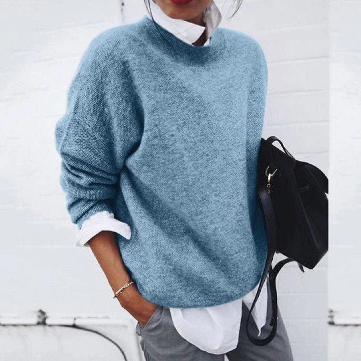 Elegante Pullover Versátil en Azul