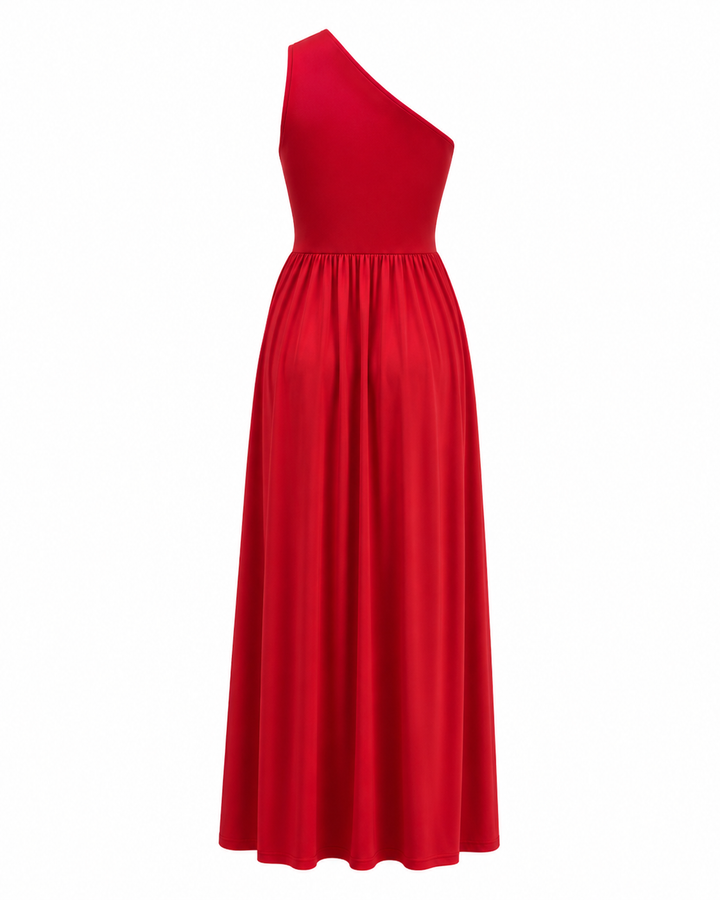 Elegante vestido de cóctel maxi asimétrico (6)
