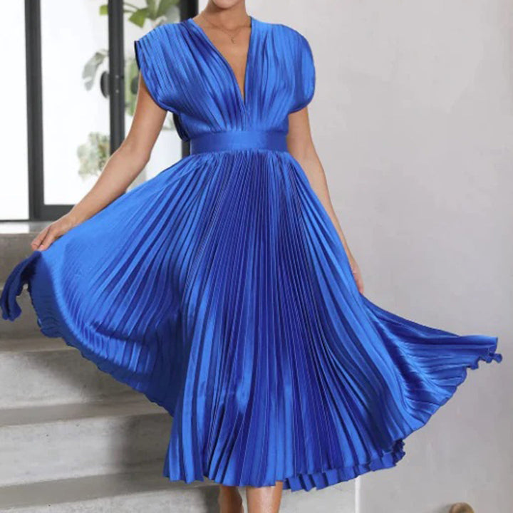 Elegante Vestido de Fiesta para Mujer en Azul 1