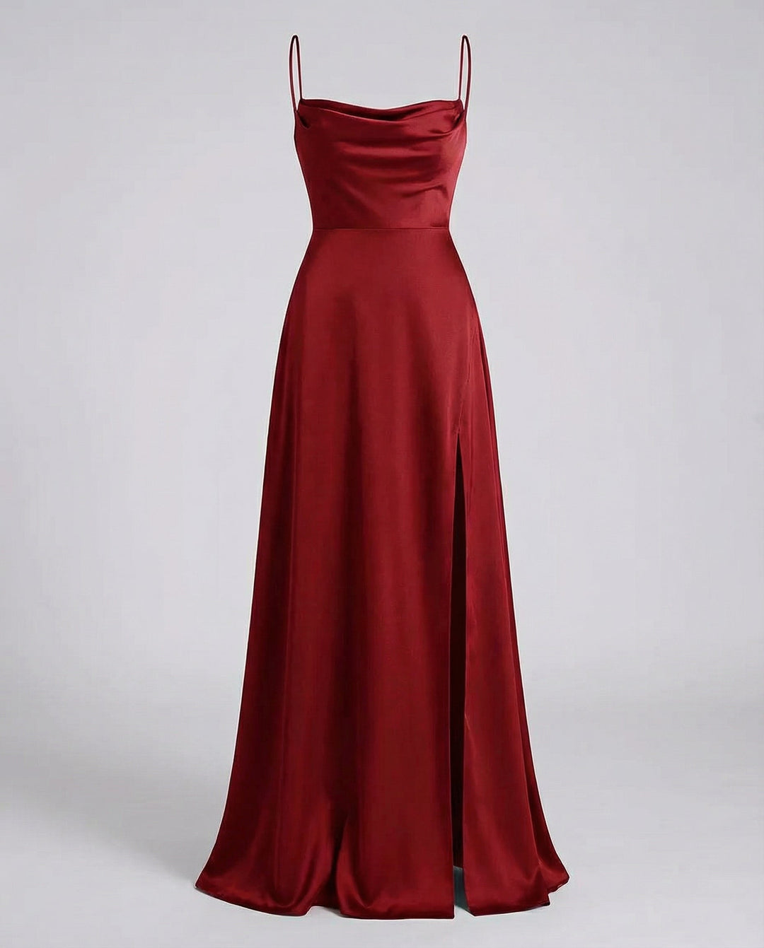 Elegante Vestido de Invitada Maxi de Seda (2)
