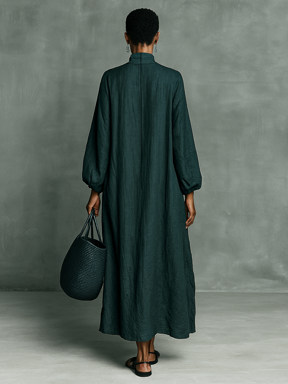Elegante Vestido Maxi de Otoño (2)