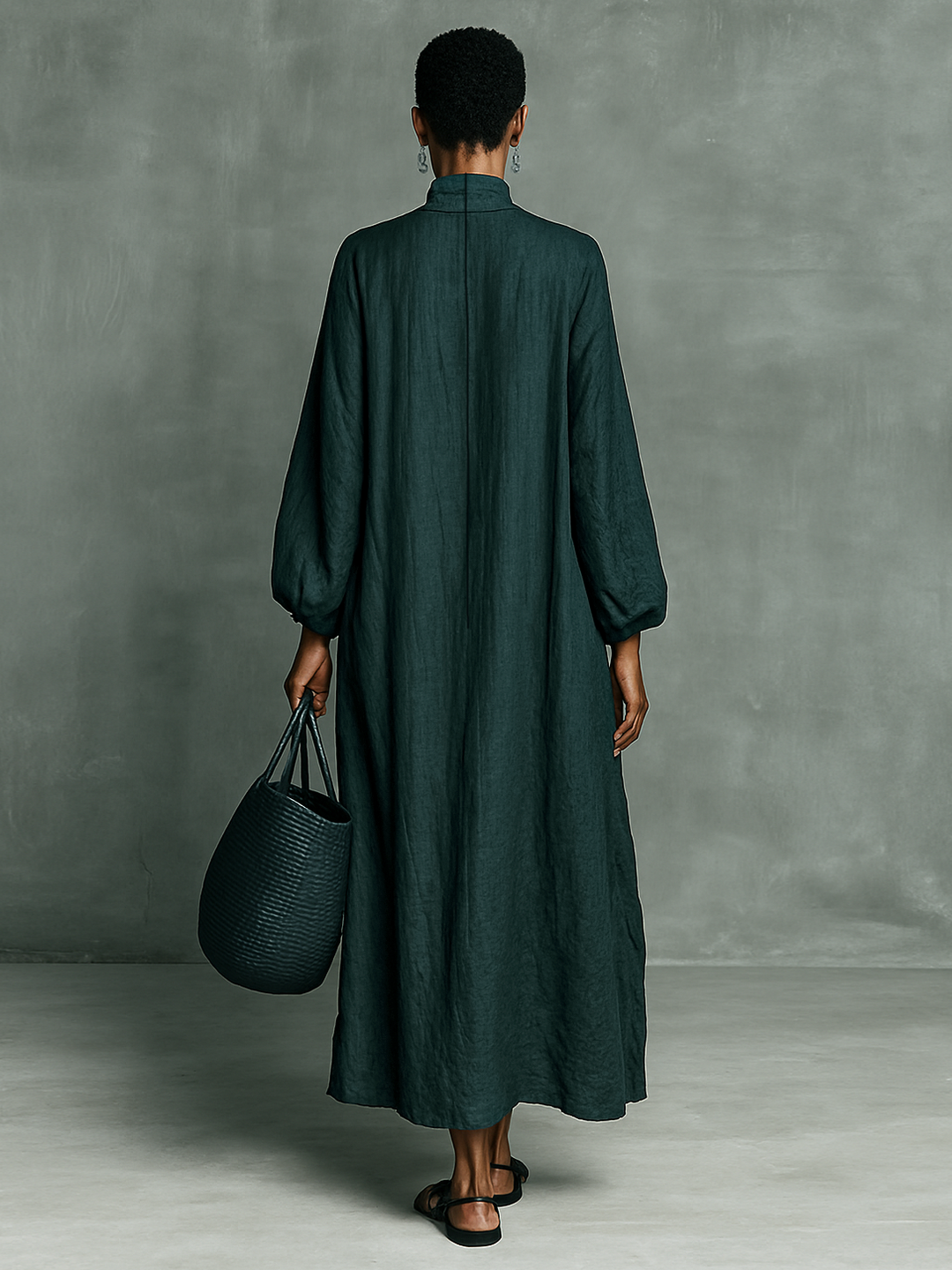 Elegante Vestido Maxi de Otoño (2)