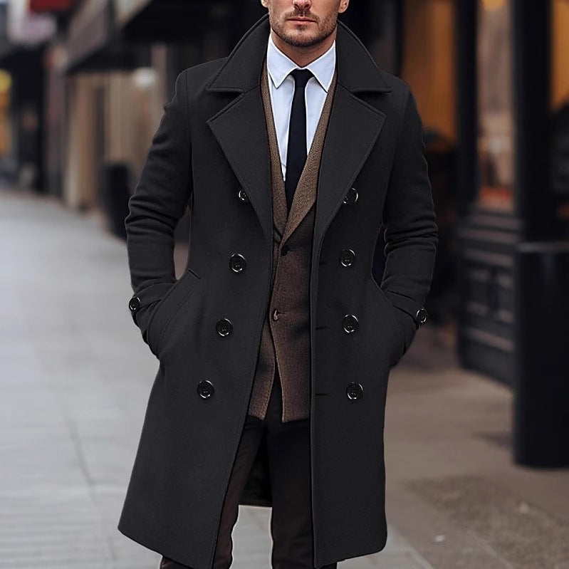 Elegante zweireihige Herrenjacke für Business (2)