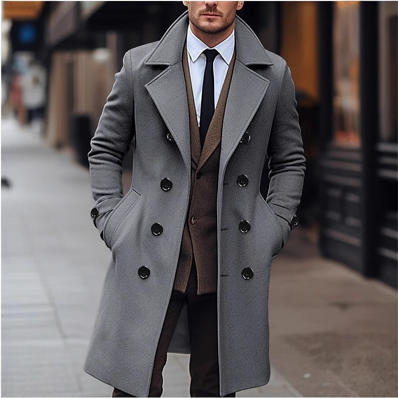 Elegante zweireihige Herrenjacke für Business (3)