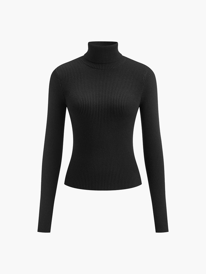 Eleganter Damen Pullover mit Rollkragen (9)