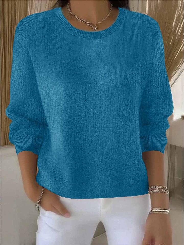 Eleganter Damen Rollkragenpullover für den Herbst in Blau