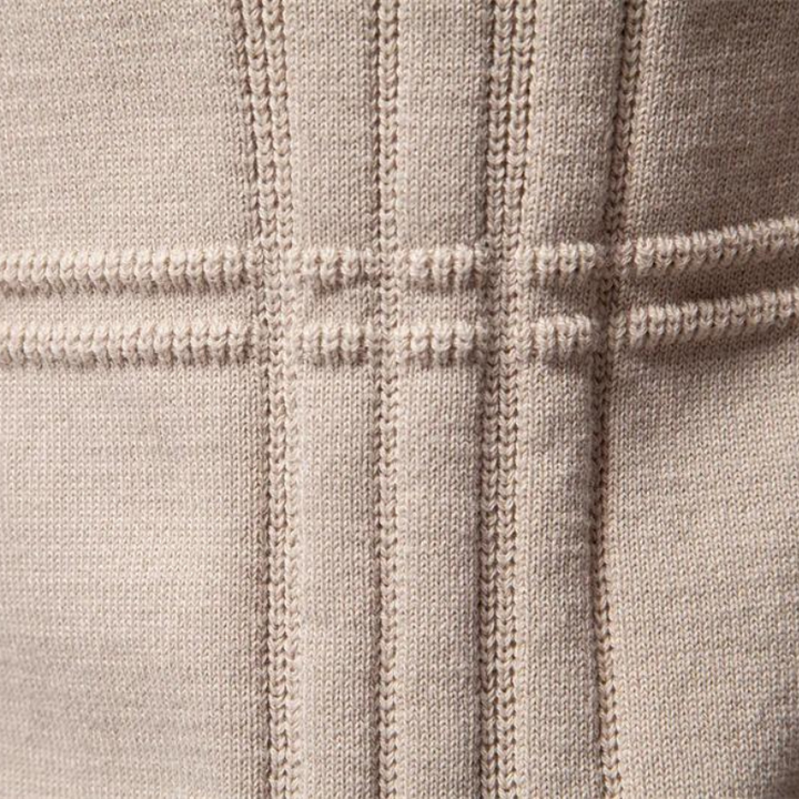 Eleganter Herrenpullover mit Strickdetails (12)