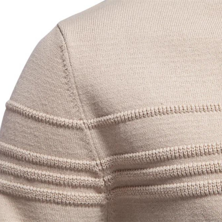 Eleganter Herrenpullover mit Strickdetails (13)