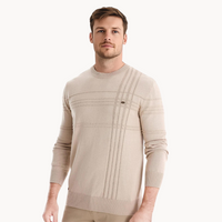 Niklas | Eleganter Herrenpullover mit Strickdetails