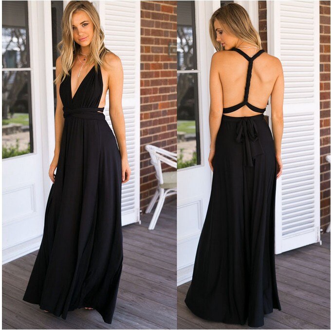 Elegantes Multikleid Wedding guest dress en Negro