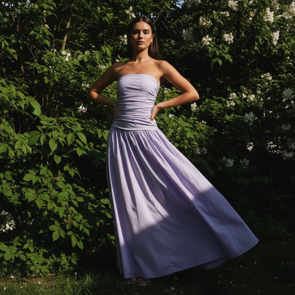 Festliches Damen Strickkleid in Maxilänge (4)