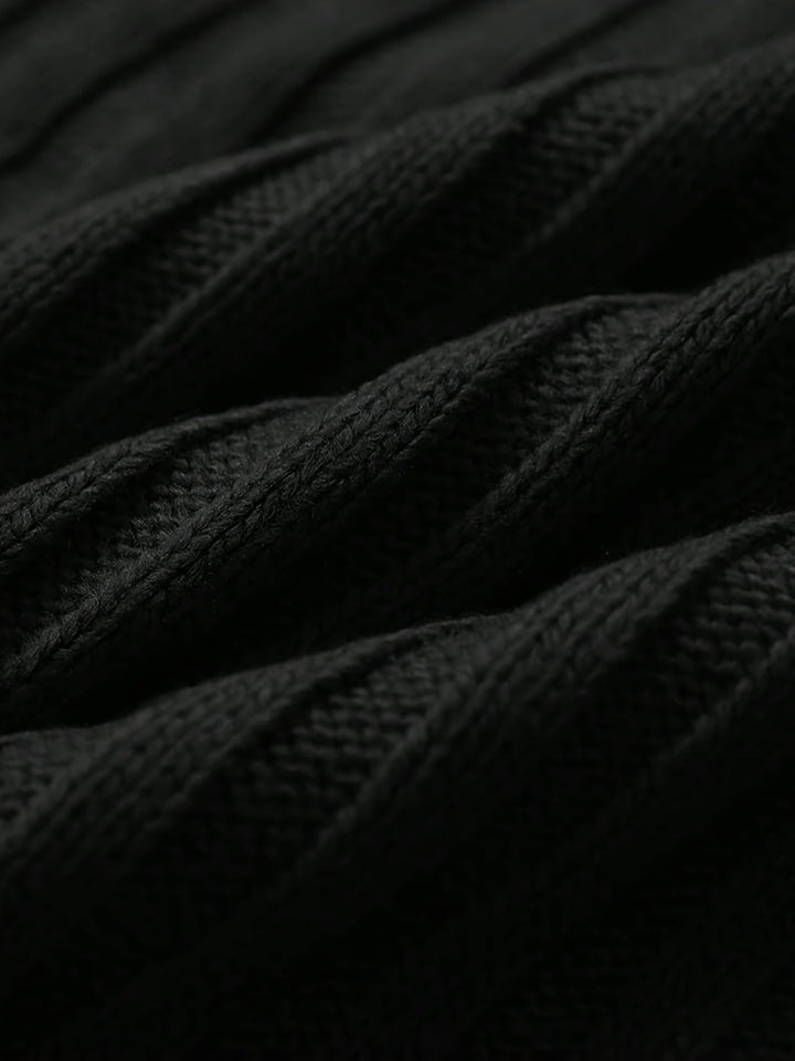 Gerippelter Damen Pullover im klassischen Stil (14)