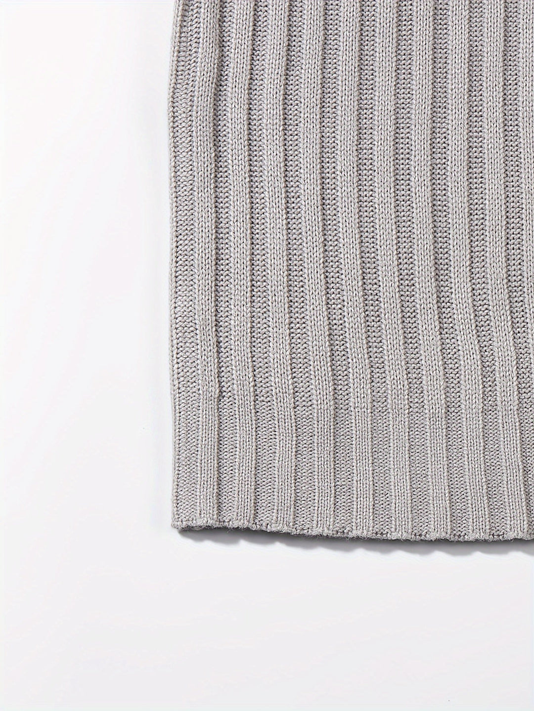 Gerippelter Damen Pullover im klassischen Stil (7)
