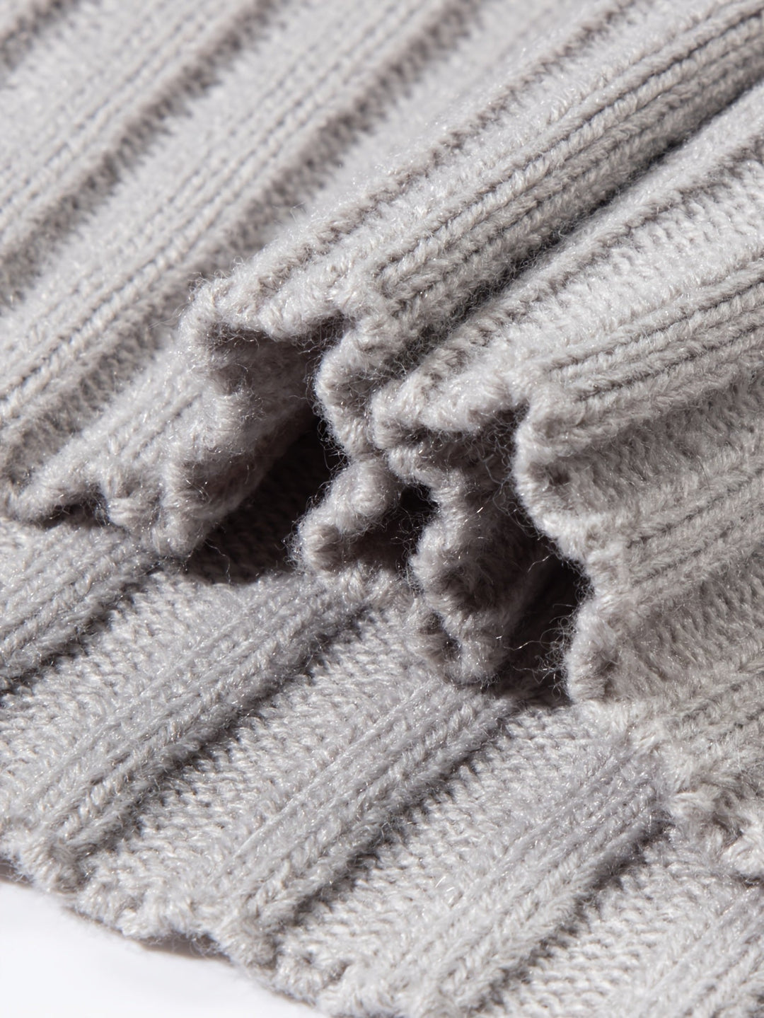 Gerippelter Damen Pullover im klassischen Stil (8)