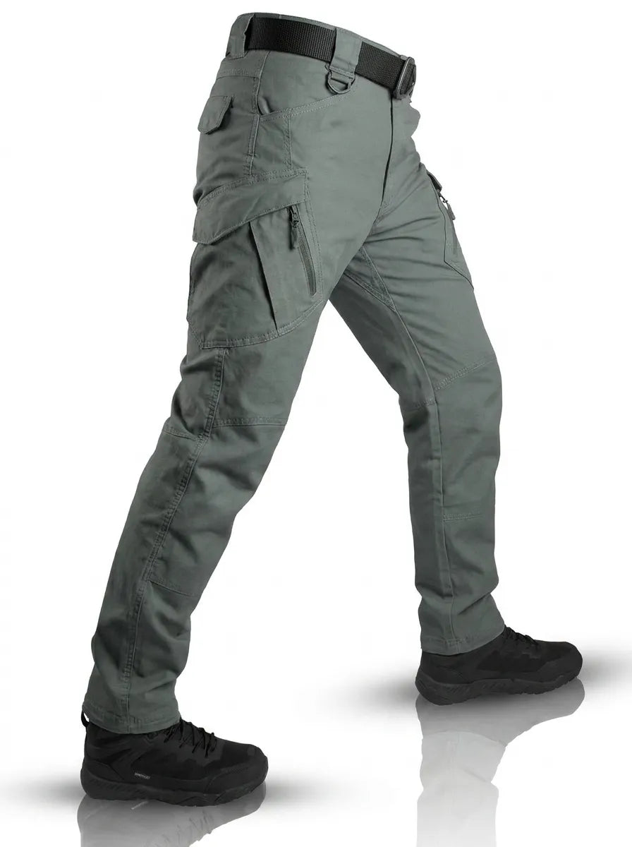Herren Cargo-Hose für Freizeit und Outdoor in Grün