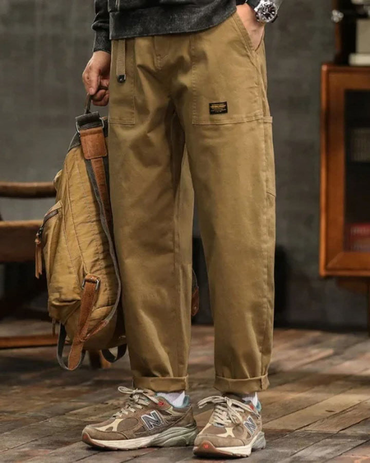 Herren Cargohose Loose Fit für Rucksack-Träger (6)