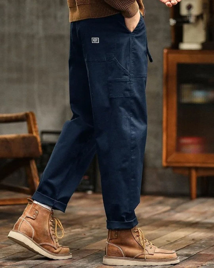 Herren Cargohose Loose Fit für Rucksack-Träger (7)