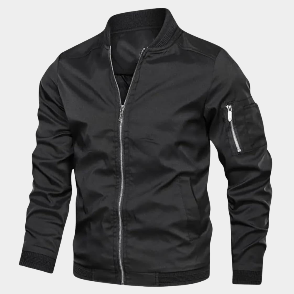 Herren Jacke Casual für den Herbst in Schwarz