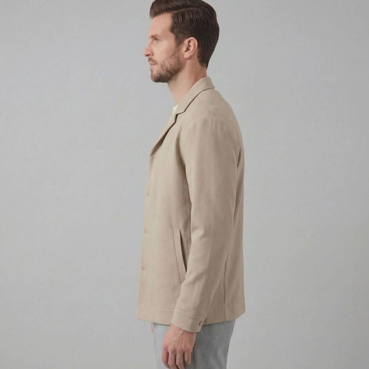 Herren Jacke Klassisch Strukturiert Smart-Casual (2)
