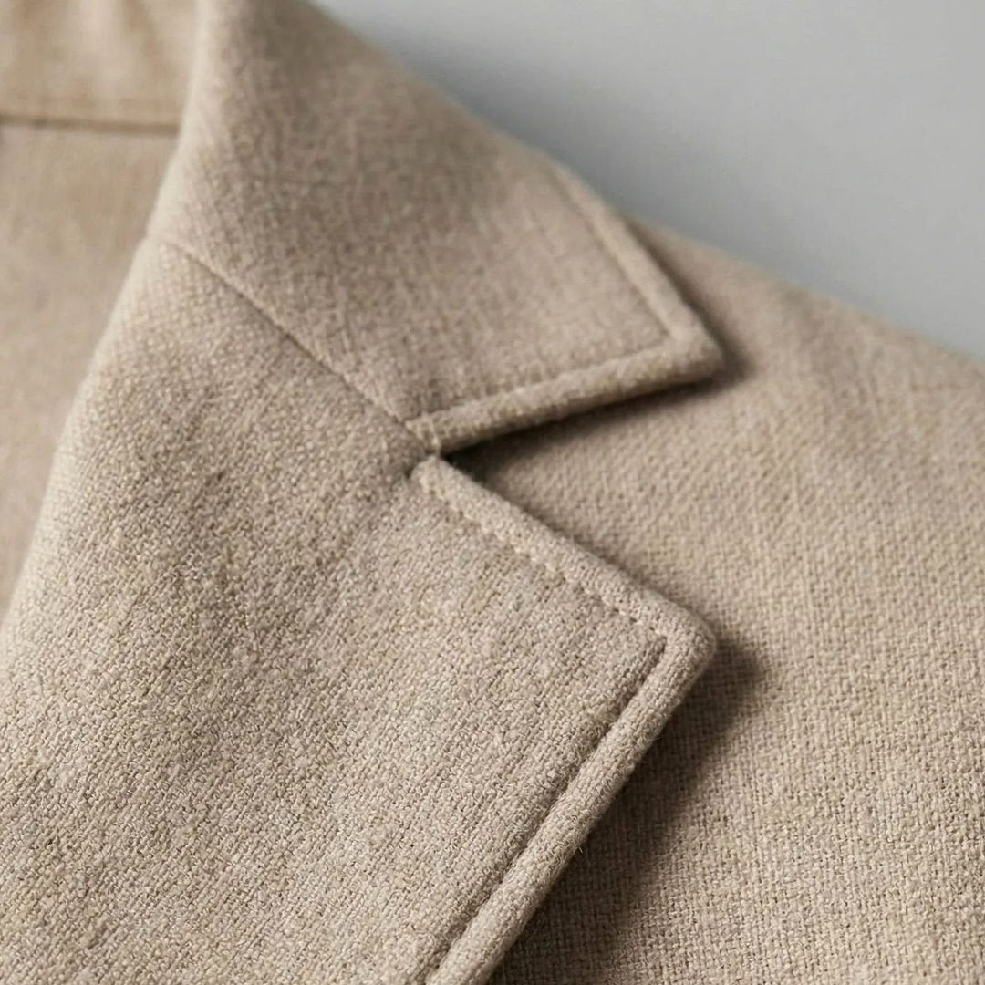 Herren Jacke Klassisch Strukturiert Smart-Casual (4)
