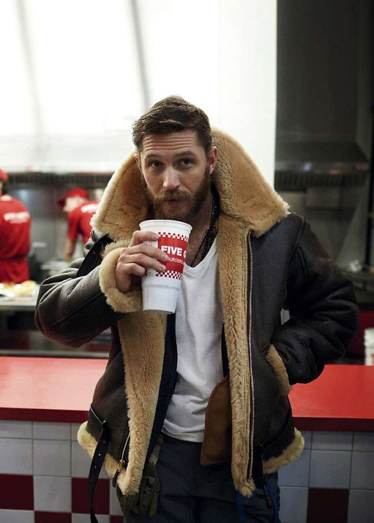 Herren Jacke mit Aviator-Stil für Alltag (3)