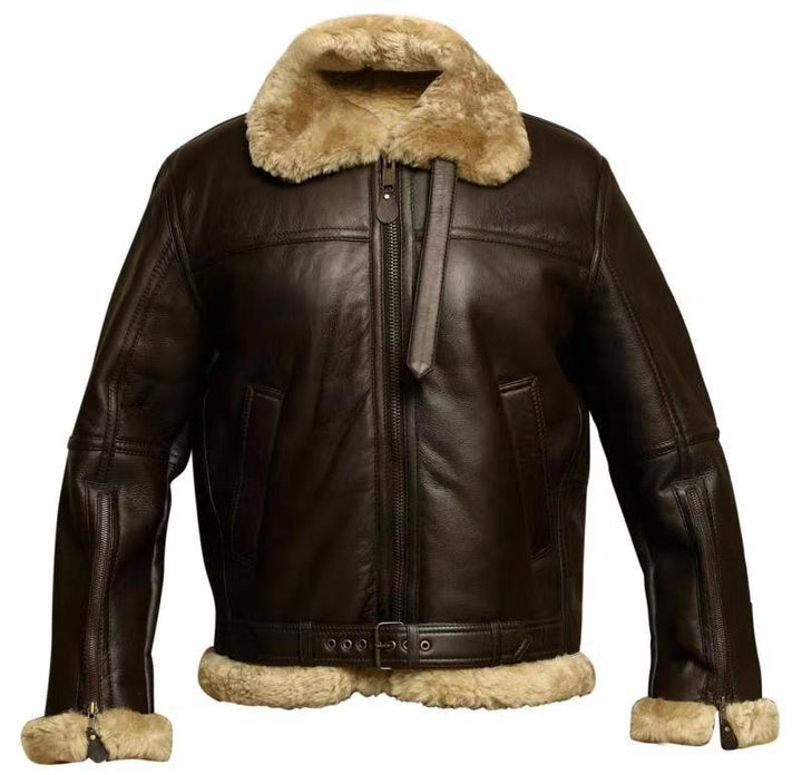 Herren Jacke mit Aviator-Stil für Alltag (5)