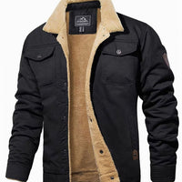 Ben | Herren Jacke mit Sherpa-Futter für Herbst