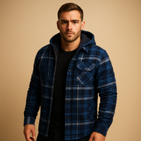 Paul | Herren Jacke mit warmen Futter und Kapuze
