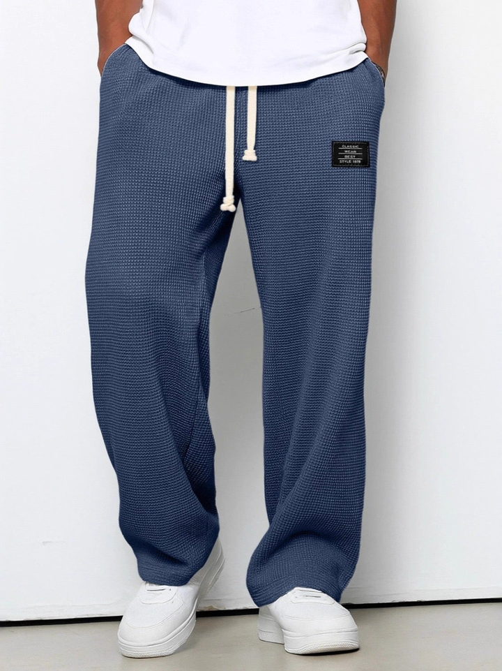 Herren Jogginghose im Urban-Stil mit tiefen Taschen in Blau 2