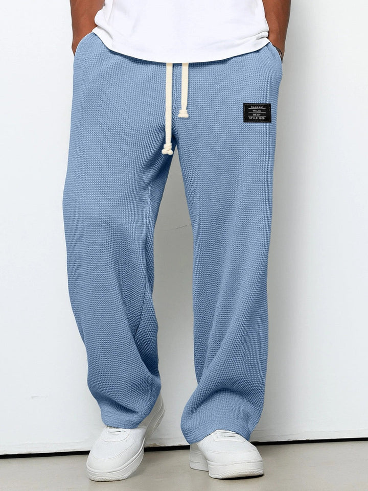 Herren Jogginghose im Urban-Stil mit tiefen Taschen in Blau