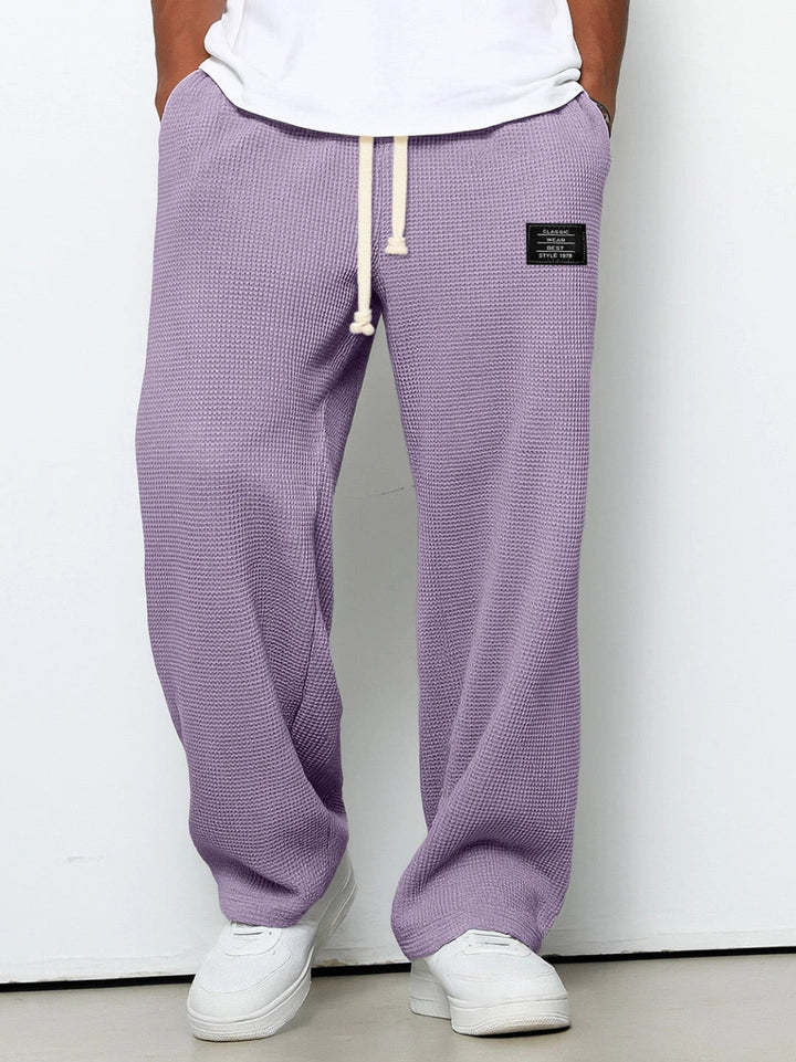 Herren Jogginghose im Urban-Stil mit tiefen Taschen in Violett